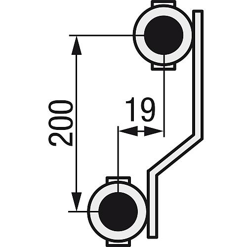 Répartiteur de circuit de chauffage en acier inox strawa e-class 53. Standard 3
