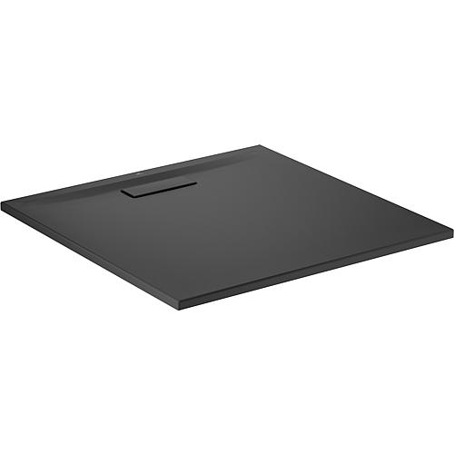 Receveur de douche rectangulaire Ultra Flat 900x25x900mm acrylique, noir