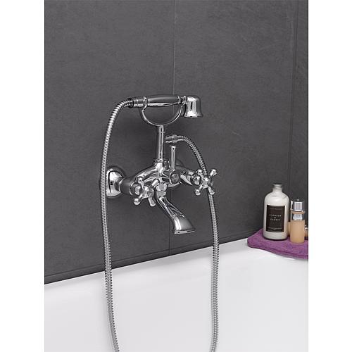 Kit mitigeur bain/douche Retro, avec raccord mural Anwendung 2